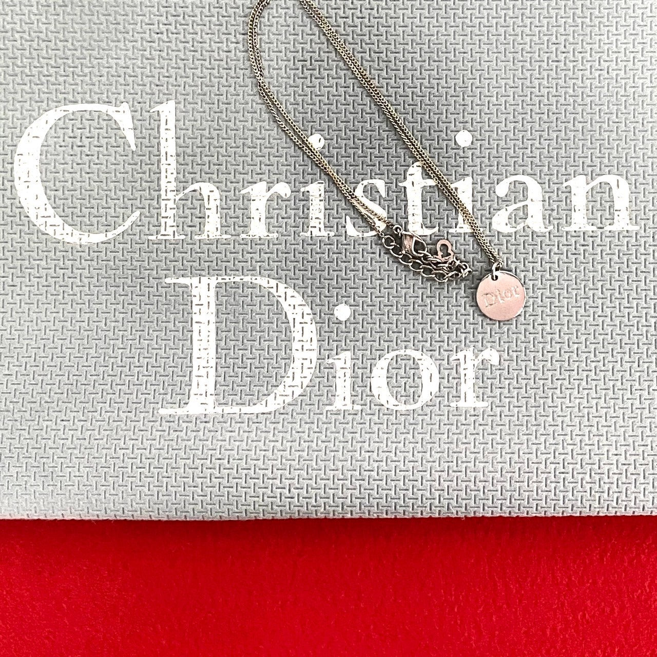 Christian Dior Logo Necklace