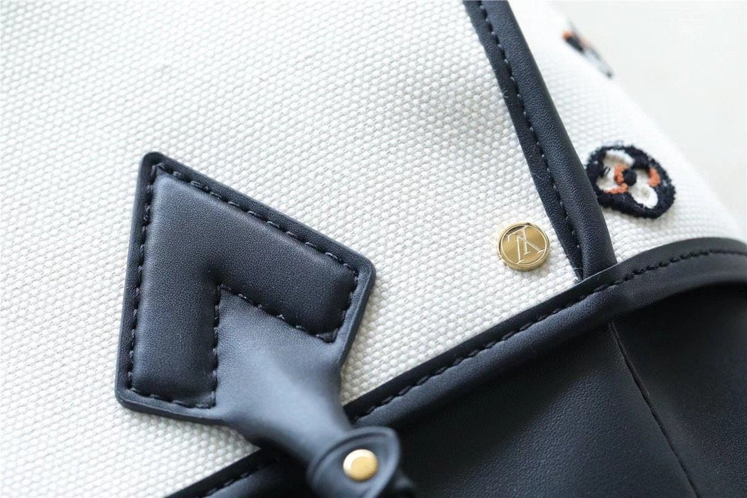 Top Quality On My Side MM Bag Monogram Flower For Women 31cm/12.2 Inches Caramel Black Top Quality M59842