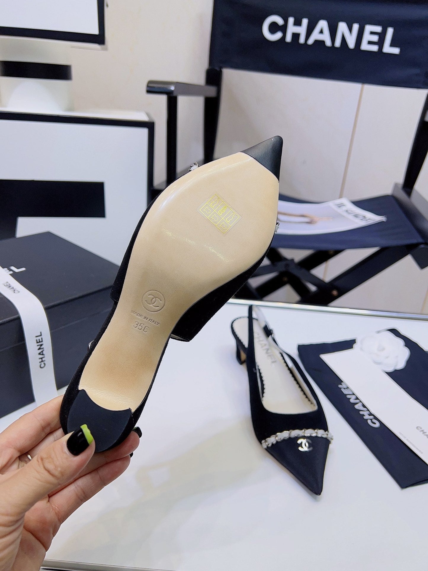 New 1:1 rep CHL High Heel Shoes 023