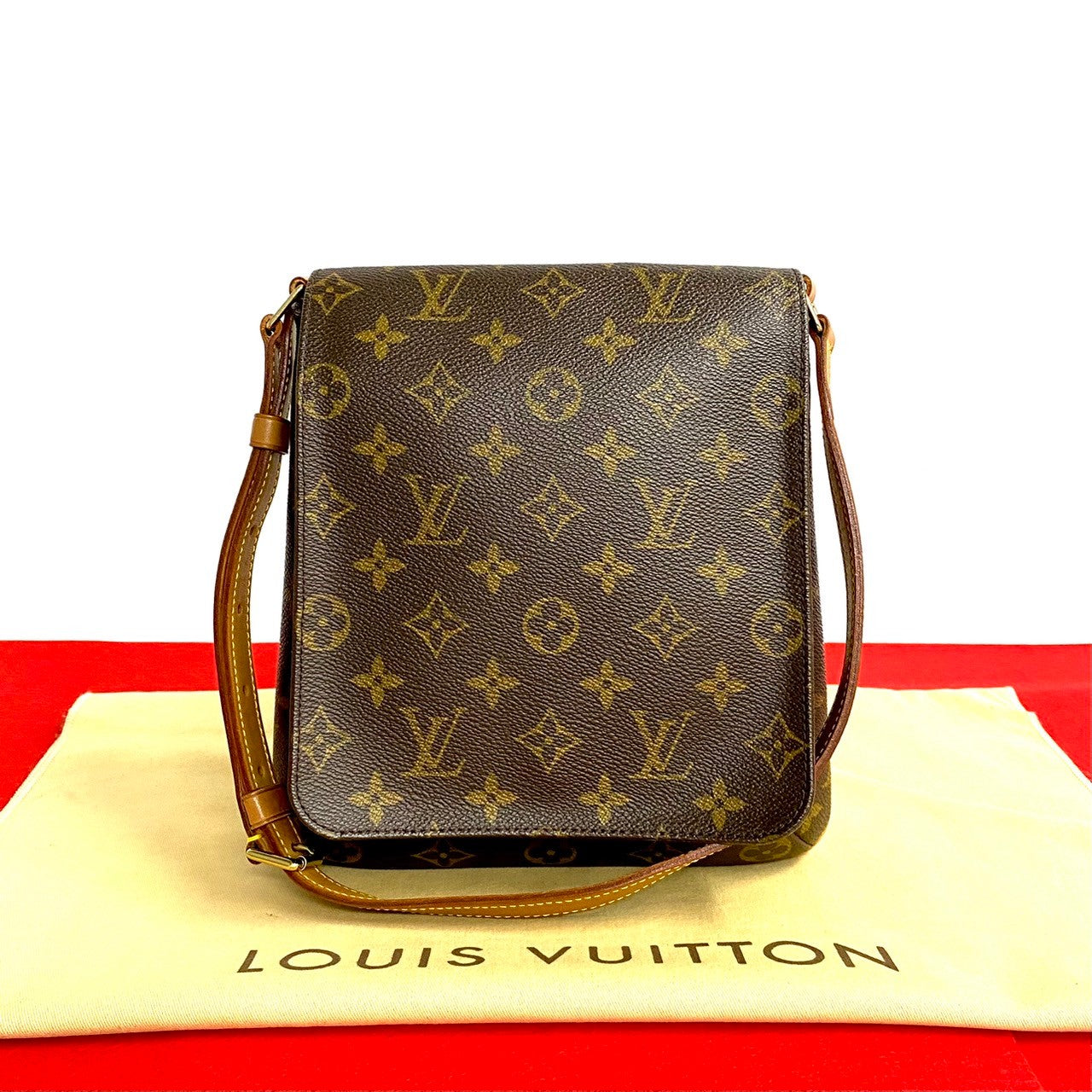 LOUIS VUITTON Shoulder Bag M51258 Leather, PVC Brown Monogram M tte Salsa Women