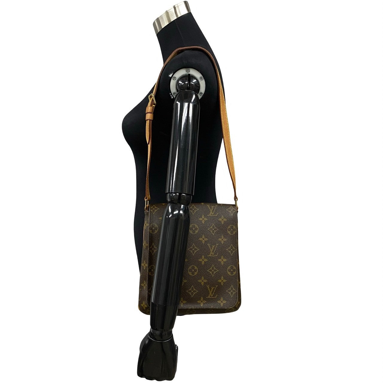 LOUIS VUITTON Shoulder Bag M51258 Leather, PVC Brown Monogram M tte Salsa Women