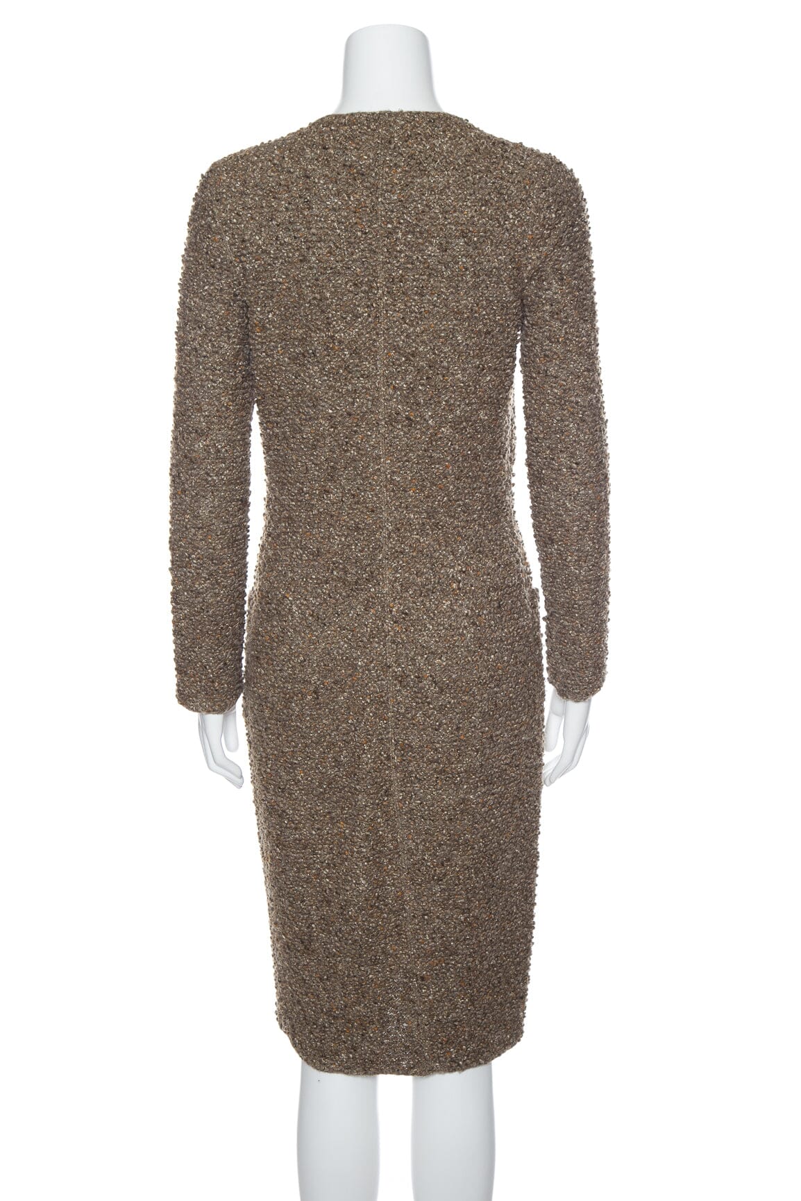 Chanel   1993 Autumn Moss Long Line Sweater Jacket SZ 38