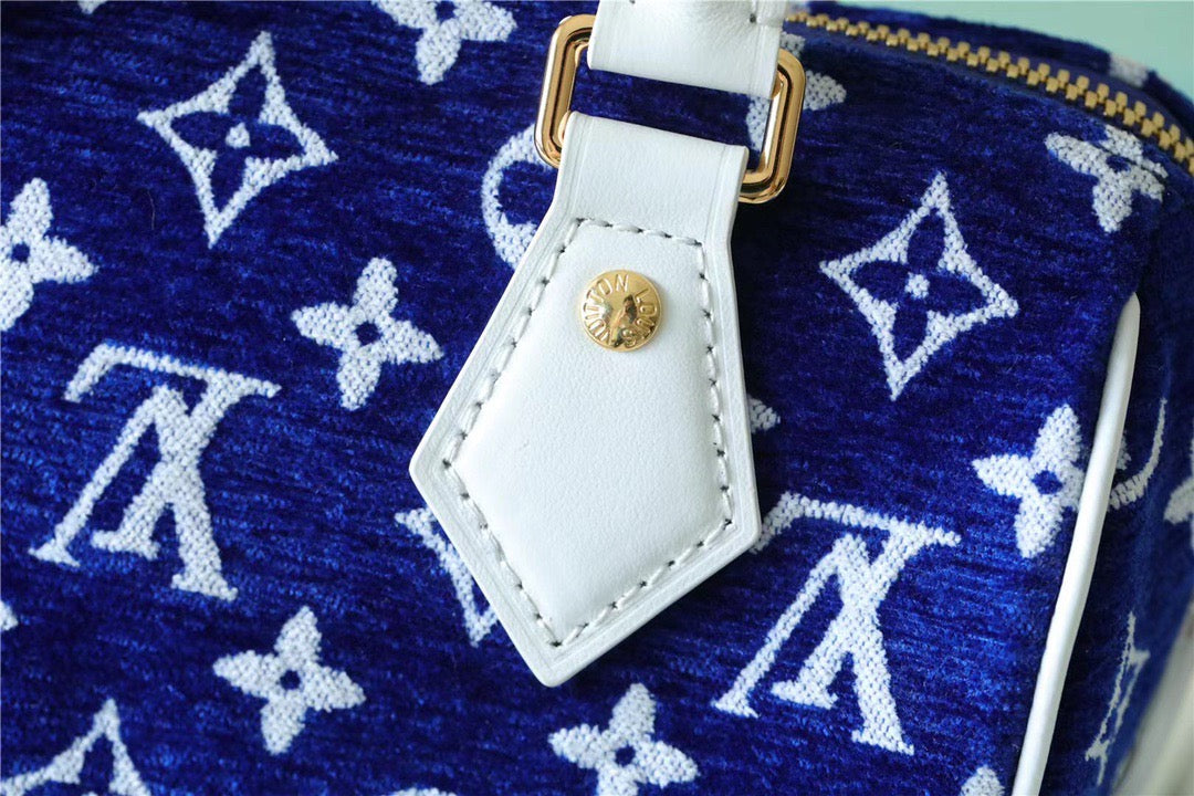 Top Quality Speedy Bandouliere 20 PM Monogram Blue For Women,  Shoulder And Crossbody Bags 20.5cm/8.1in Top Quality M20751