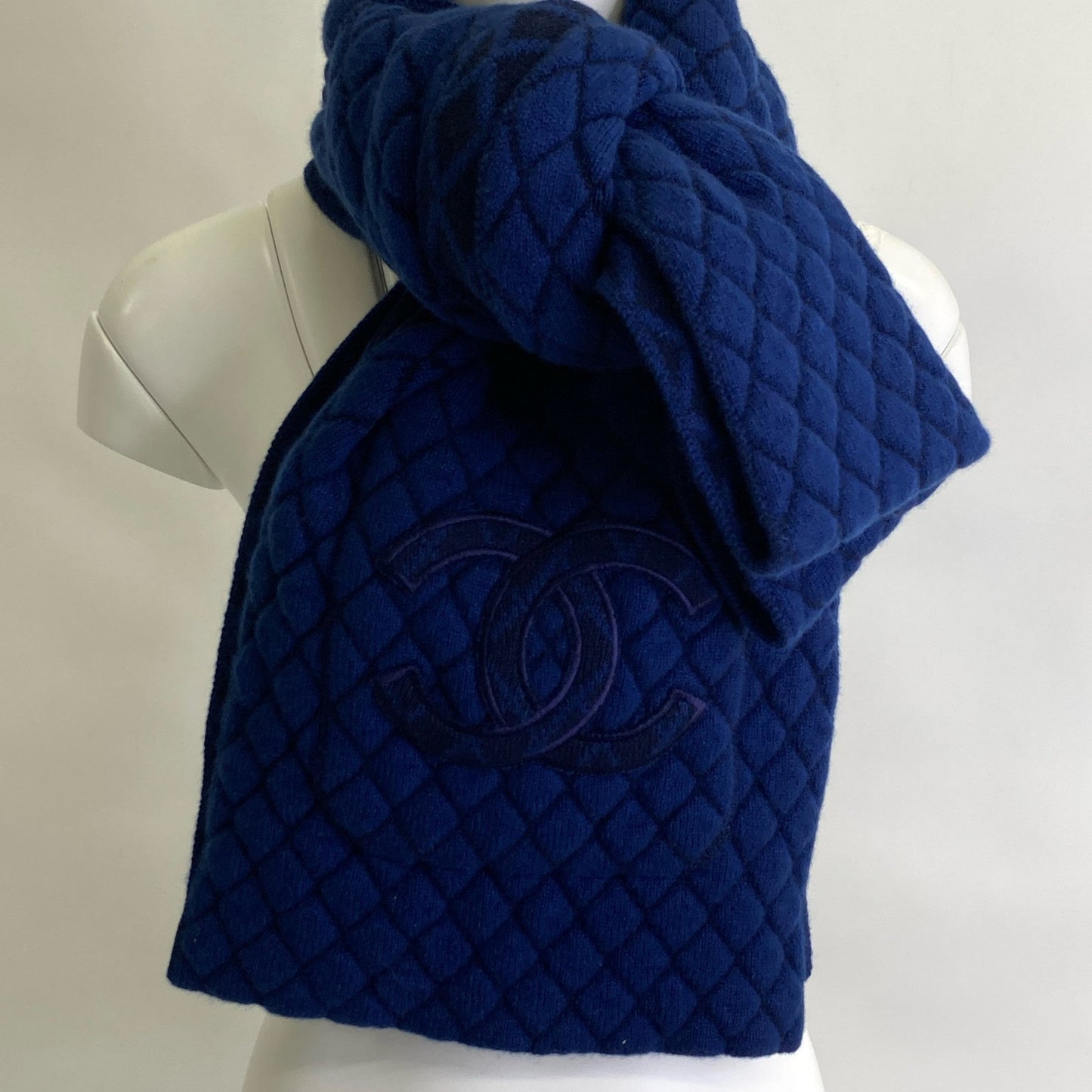 Chanel Coco Mark Cashmere Scarf