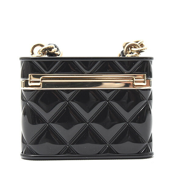 Chanel Plastic Matelasse Vanity Chain Pouch B22K