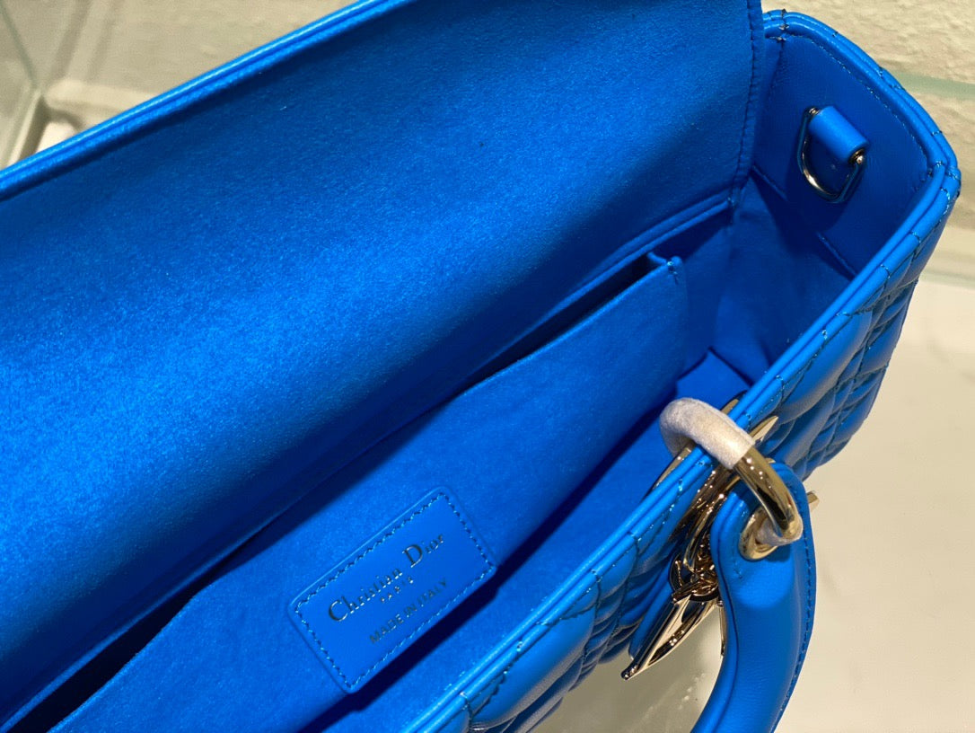 Top Quality Lady D-Joy Bag Blue, For Women, Womens Handbags 26cm/10in CD