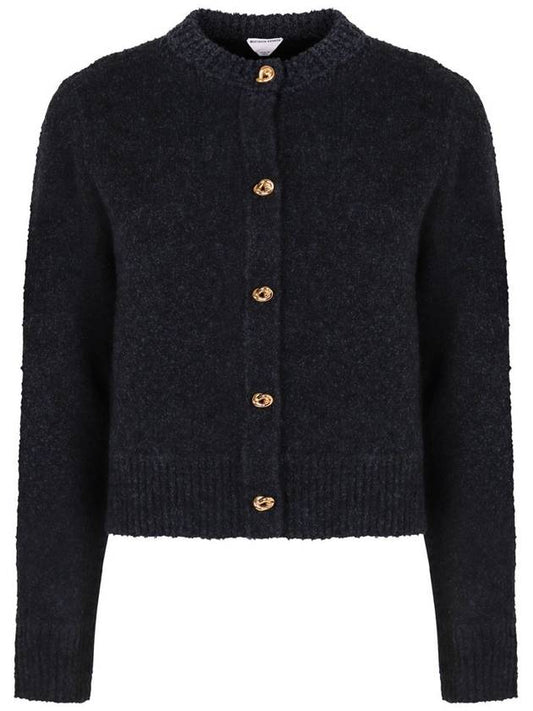 Luxury Bottega Veneta Luxury Bottega Veneta Cardigan In Bouclé Wool