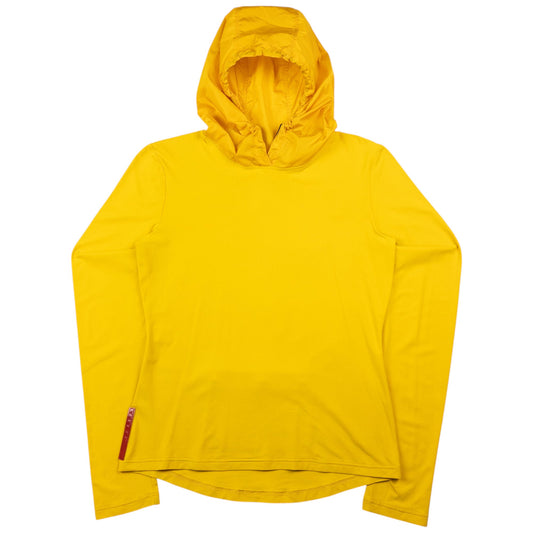 Prada Sport Lightweight Stretch Hoodie Size