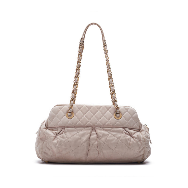 Chanel Coco Matrasse Double Chain Shoulder Spacle Leather Ivory  Shoulder Bag Mini Shoulder Bag  Bag Hybrid ? Delivery? Himalan Bookstore Online