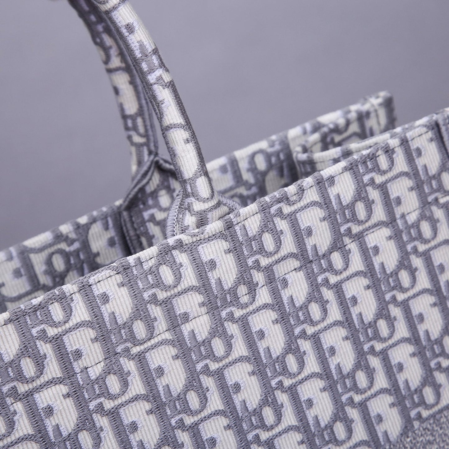 Top Quality Large Book Tote Gray, For Women, Womens Handbags 16.5in/42cm CD M1286ZRIW_M932