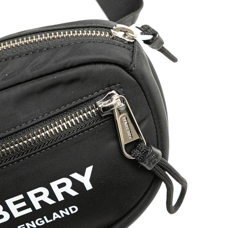 Burberry Cannon Logo Print Nylon Belt Bag