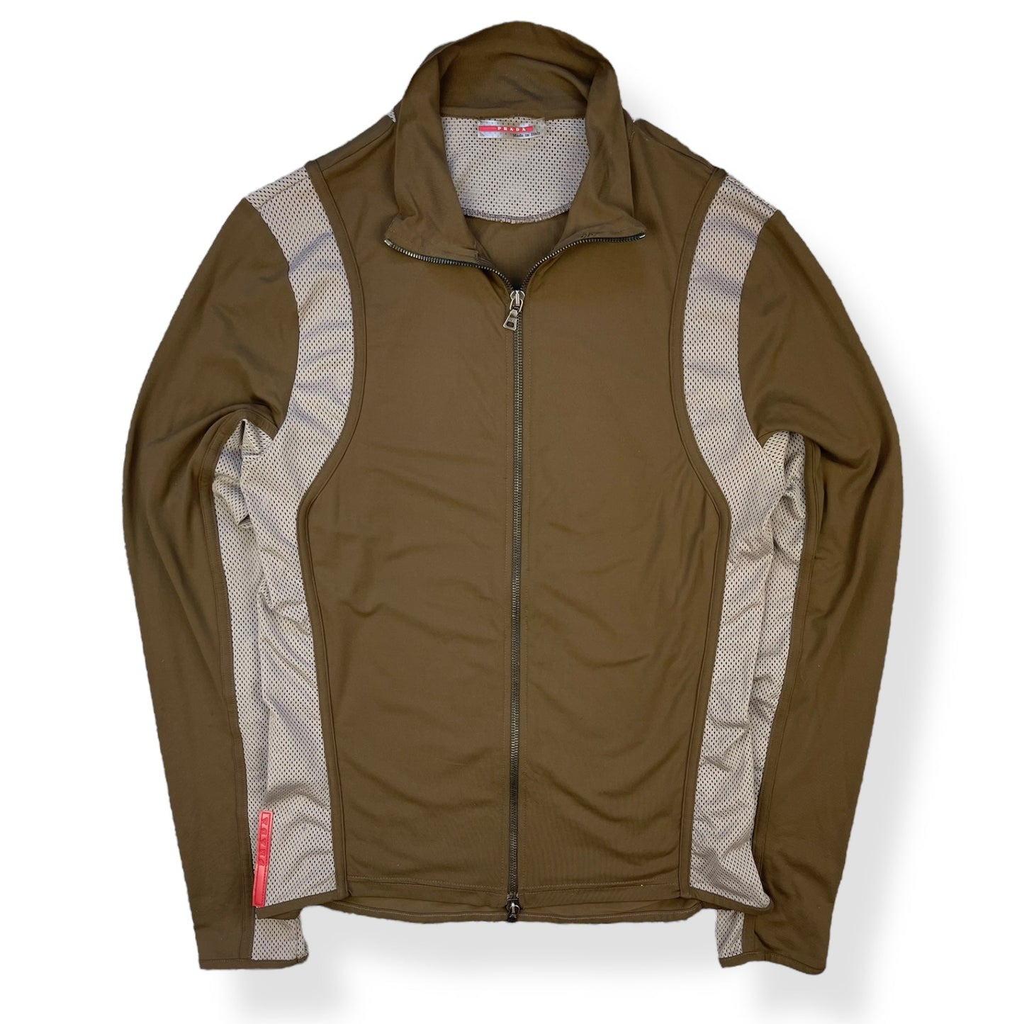 2000's Prada Sport Mesh Panelled Track Jacket (L)
