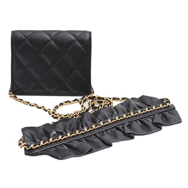 Chanel AP1895 Lambskin Chain Card Case