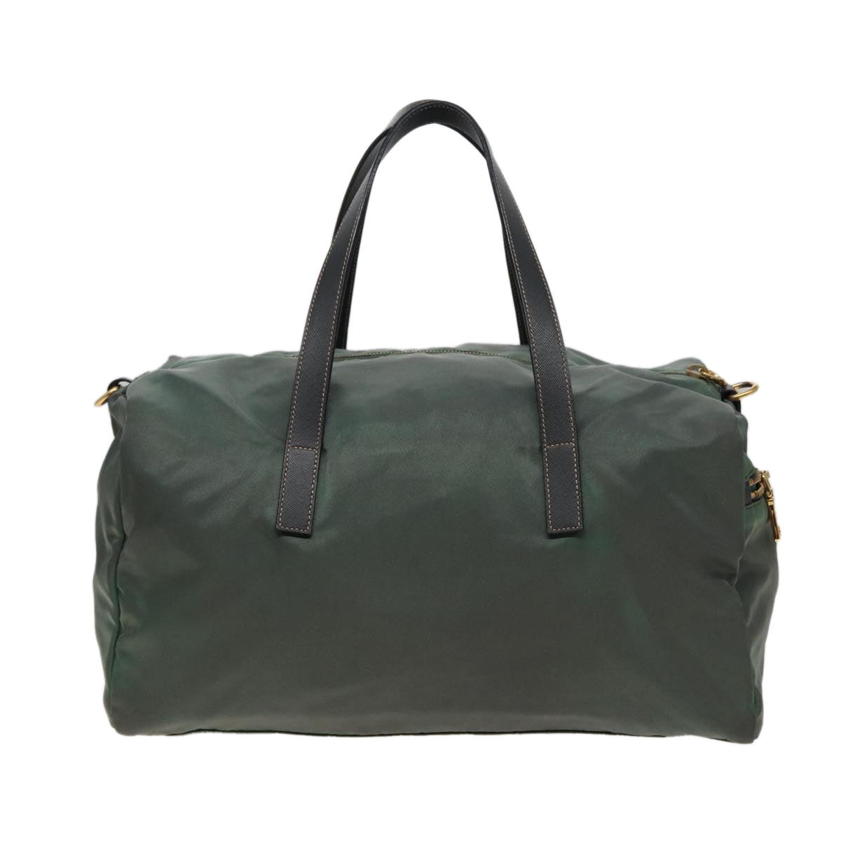 PRADA Shoulder Bag Nylon 2way Khaki Auth 78809