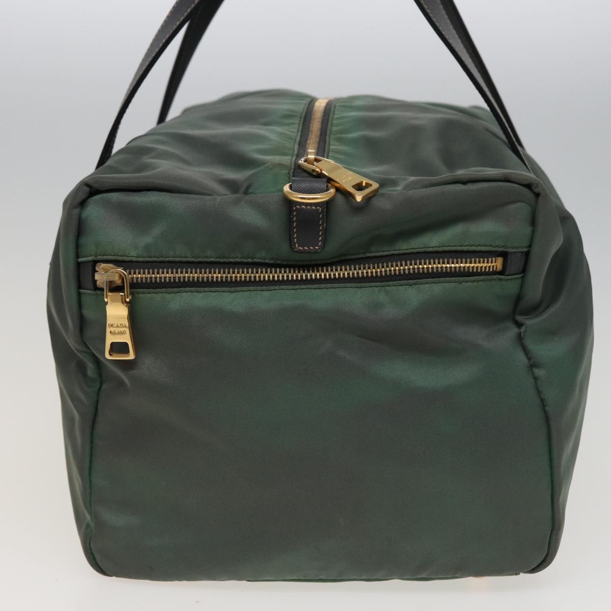 PRADA Shoulder Bag Nylon 2way Khaki Auth 78809