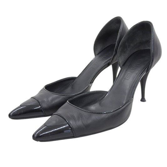 Chanel Leather Pointed Toe Pumps