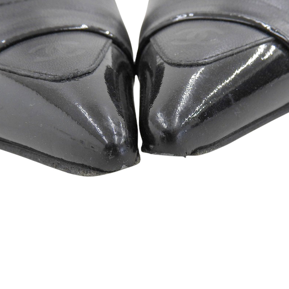 Chanel Leather Pointed Toe Pumps