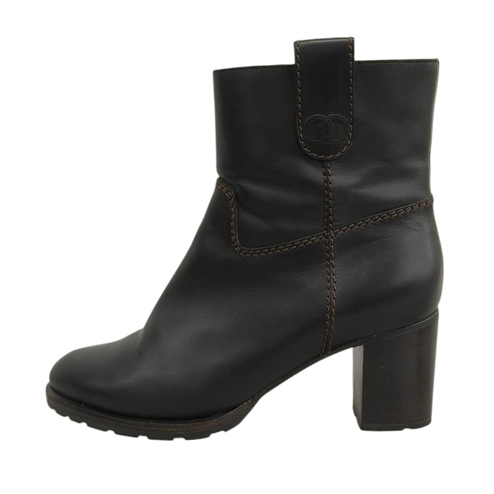 Chanel Coco Mark Shearling Boots