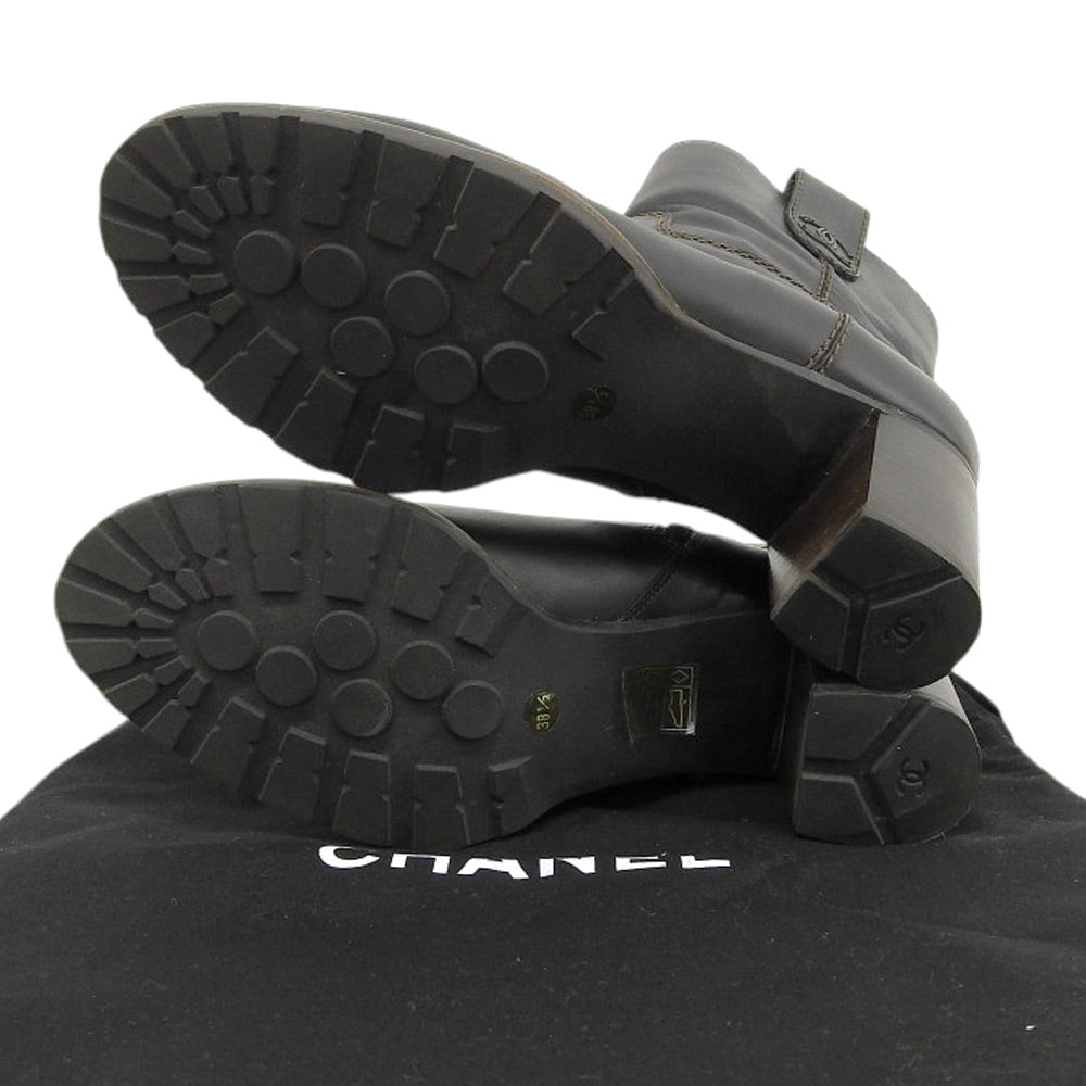 Chanel Coco Mark Shearling Boots