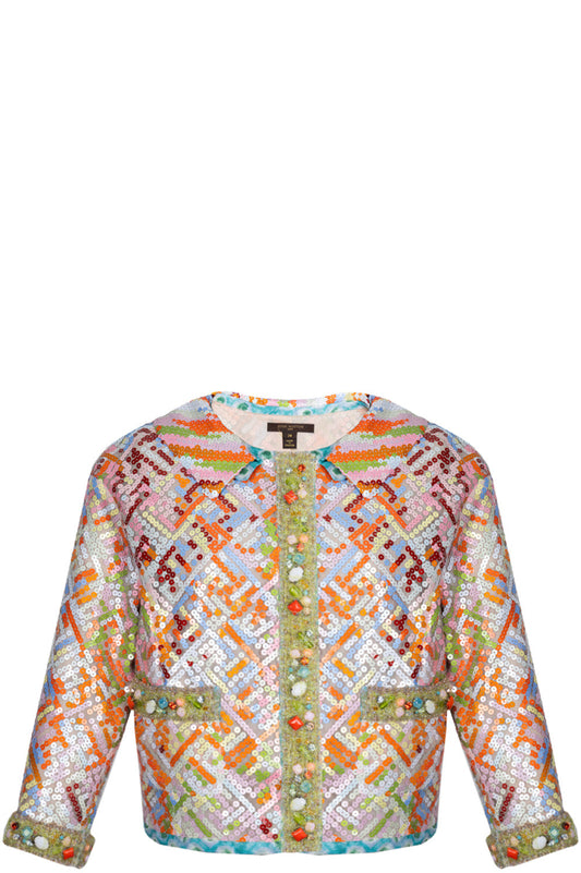 LOUIS VUITTON Sequin Jacket Multicolor S/S 2008