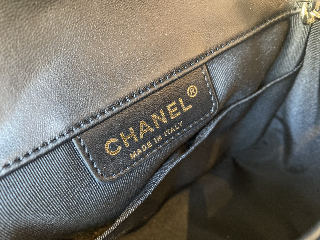 CHLSmall Top Qualityap Bag Gold Hardware Black For Women Handbags, Shoulder Bags 7.5in/19cm AS2232