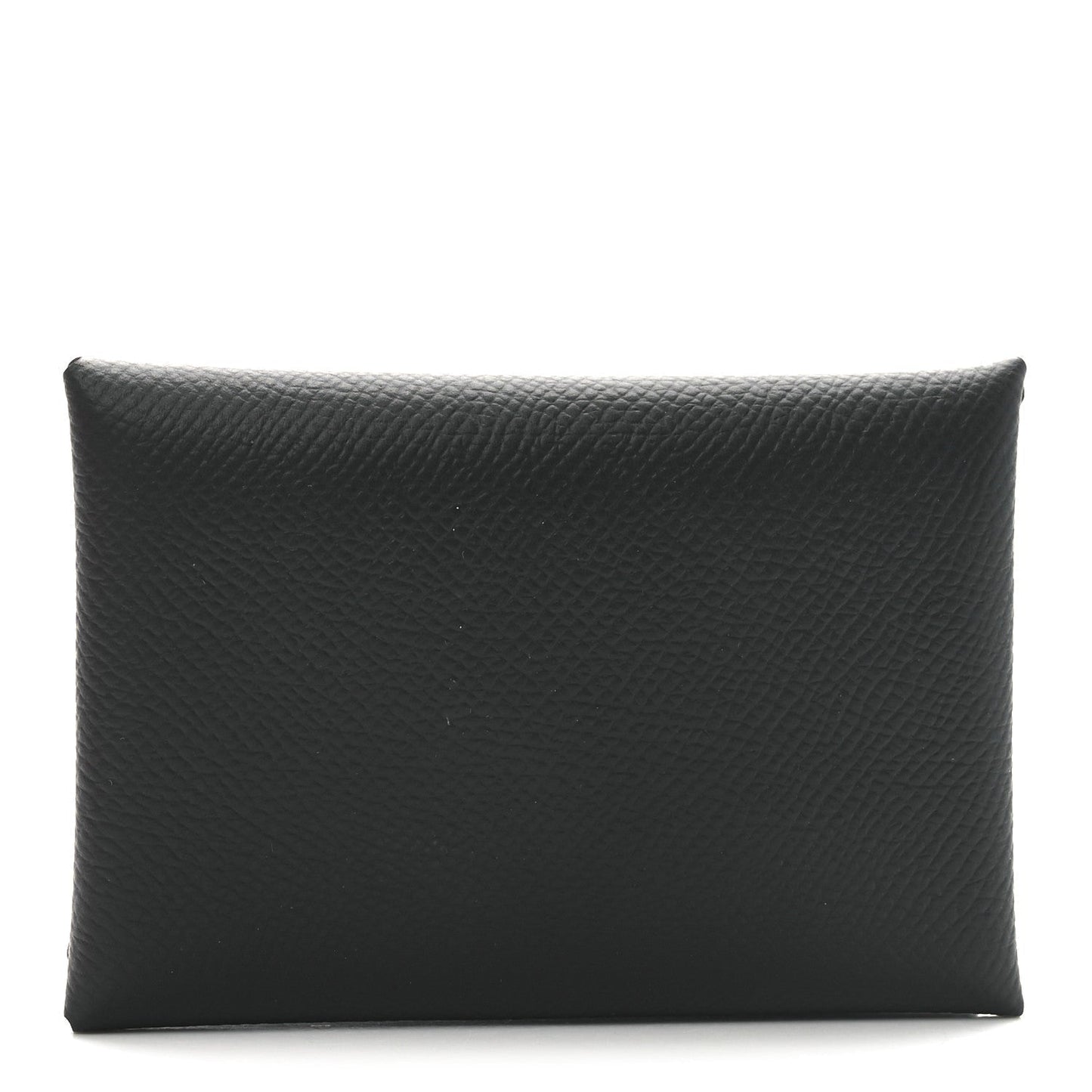 Hermes Epsom Calvi Duo Card Case Black