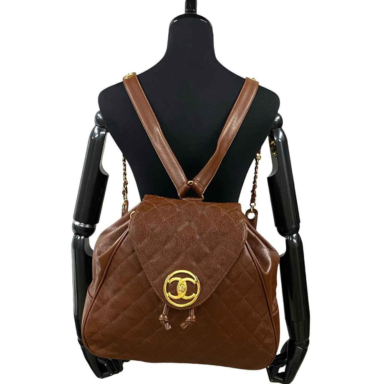 Chanel Matelasse Caviar Leather Backpack