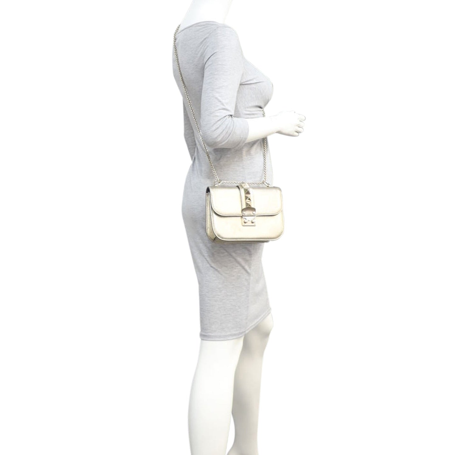 Valentino Glam Lock Small Shoulder Bag