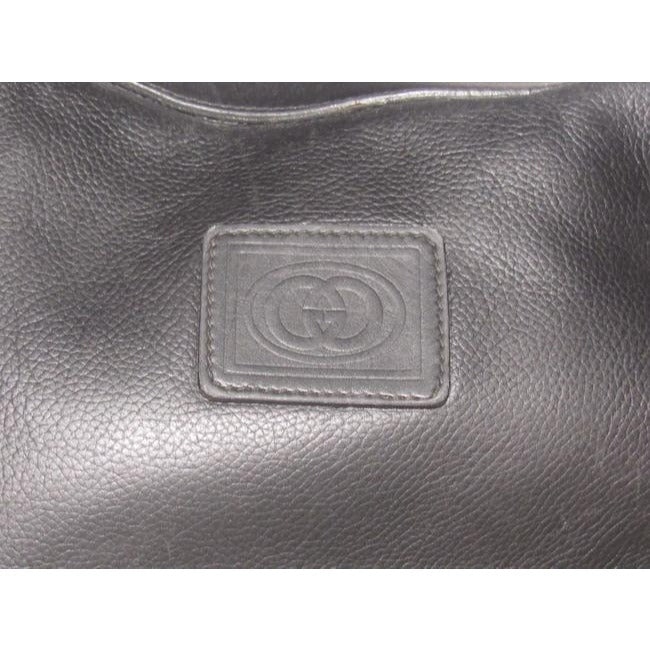 Gucci Xl   Purses Black And Gg Leather Hobo Bag