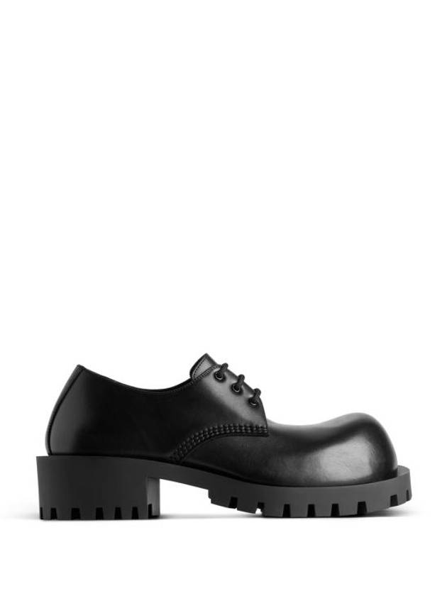 Luxury Balenciaga Trending 2025 Hummer Lace-Up Derby Black