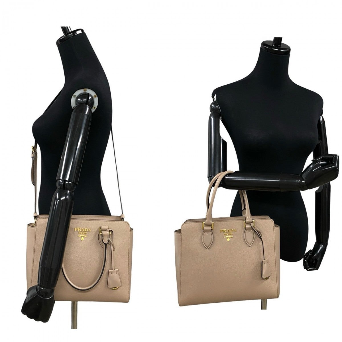 PRADA Shoulder Bag leather
