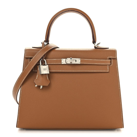 Hermes Epsom Kelly Sellier 25 Gold