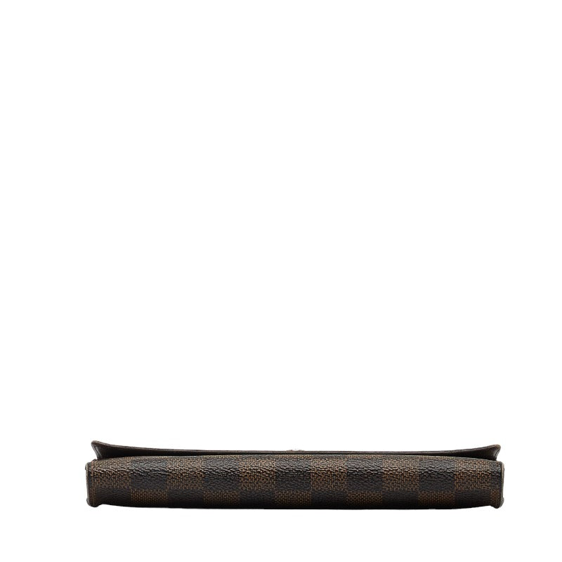 Louis Vuitton Louis Vuitton Damière N61217 Long Wallet PVC/Leather Evan Brown Ladies, Paris