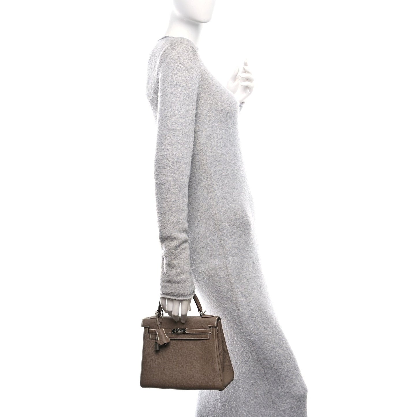 Hermes Togo Kelly Retourne 25 Etoupe