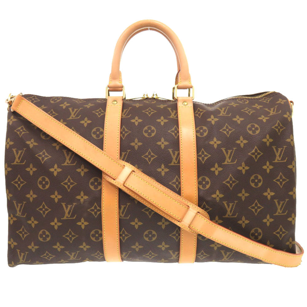 LOUIS VUITTON Boston Duffel bag M41418 Monogram canvas Brown Monogram Keepall bandouliere45 mens  d