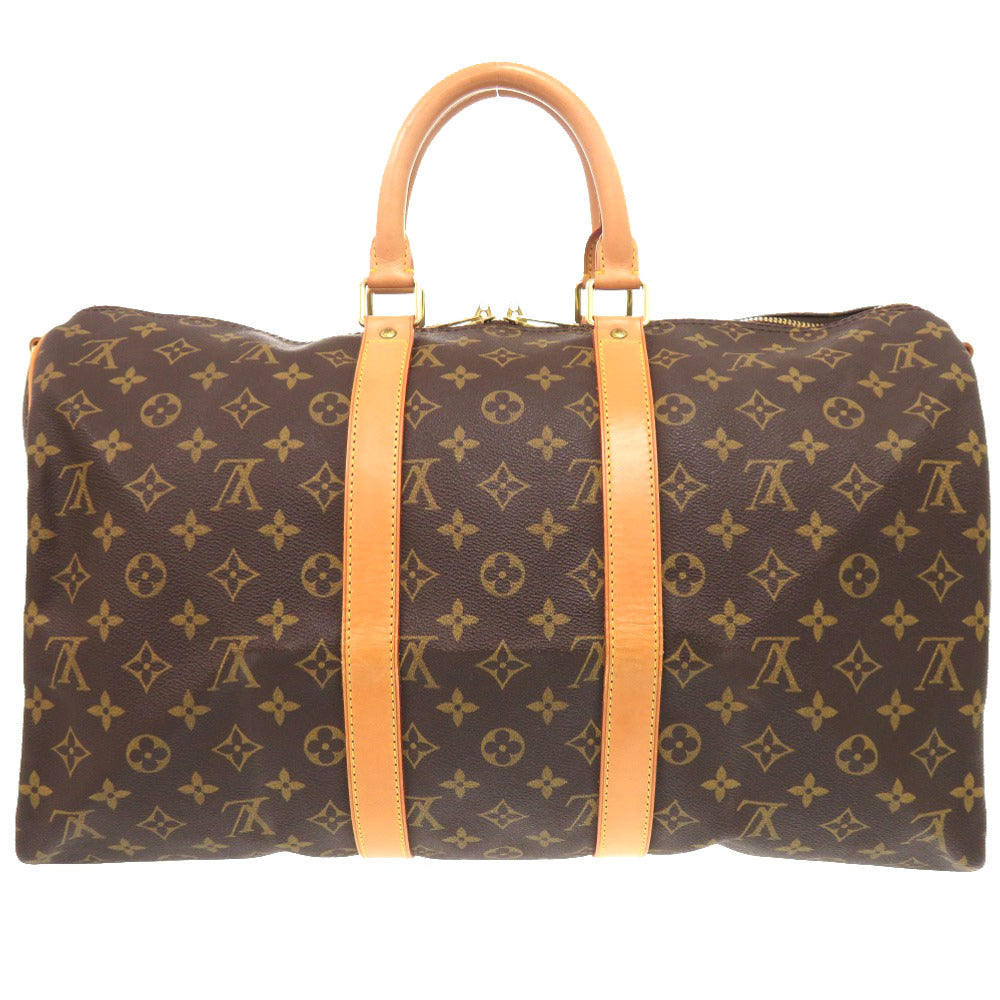 LOUIS VUITTON Boston Duffel bag M41418 Monogram canvas Brown Monogram Keepall bandouliere45 mens  d