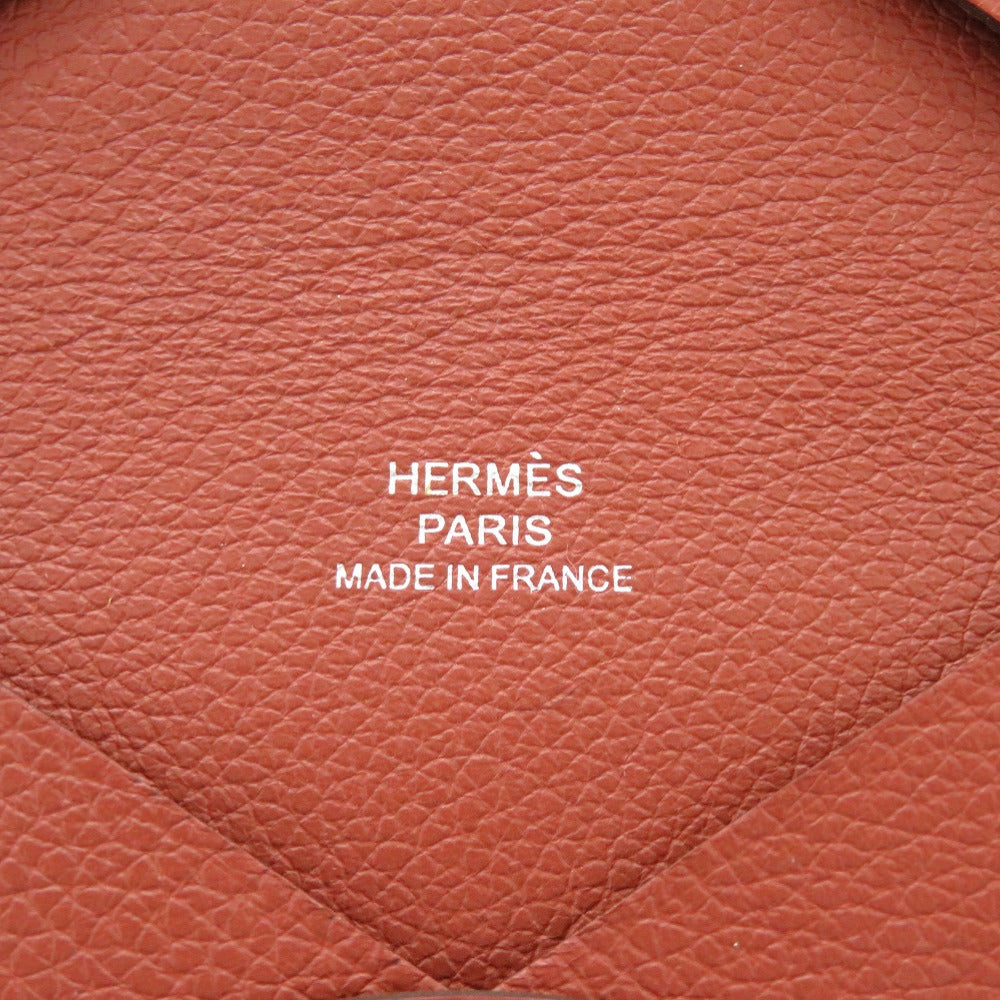 HERMES Card Case H064954CK4E Evercolor Brick Calvi Women  d