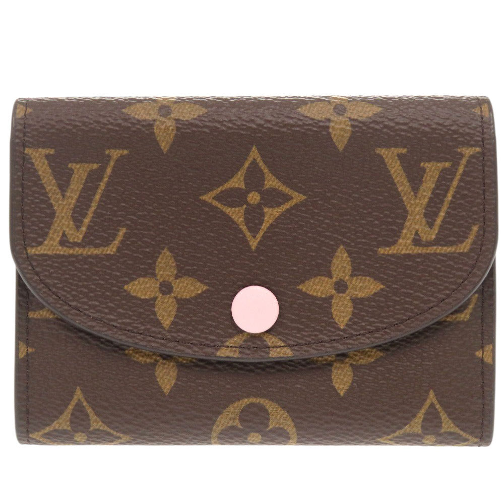 LOUIS VUITTON Bifold Wallet M62361 Monogram canvas Brown Monogram Portomone Rosary Women  d