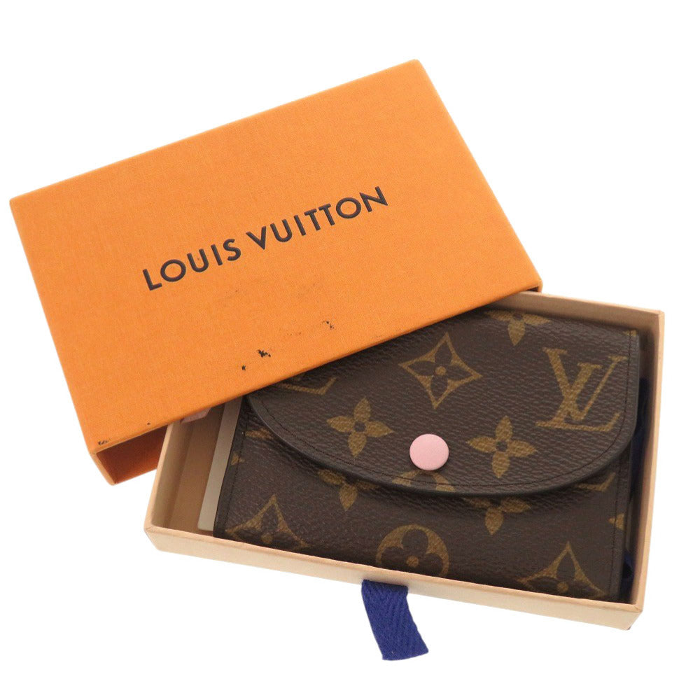 LOUIS VUITTON Bifold Wallet M62361 Monogram canvas Brown Monogram Portomone Rosary Women  d