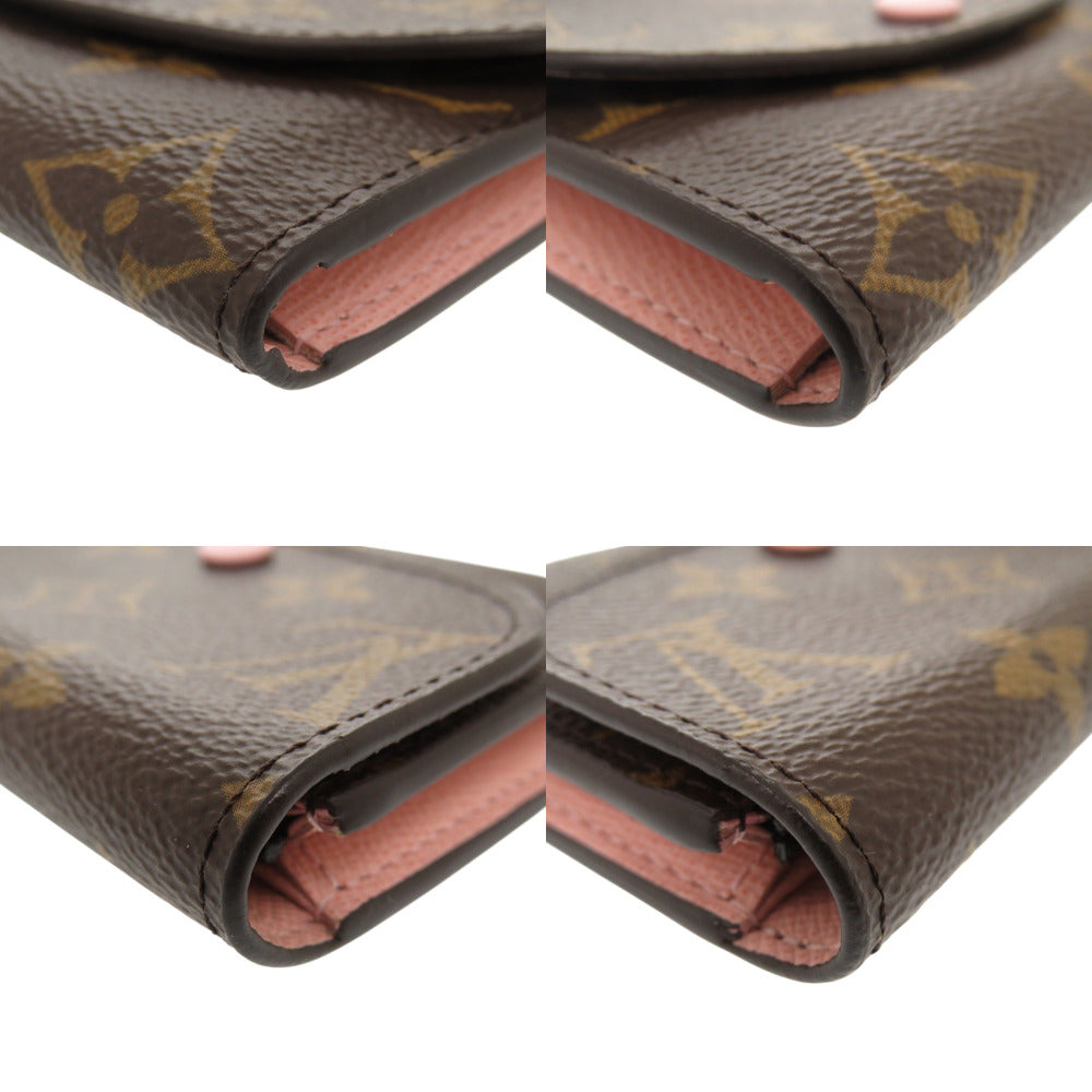LOUIS VUITTON Bifold Wallet M62361 Monogram canvas Brown Monogram Portomone Rosary Women  d