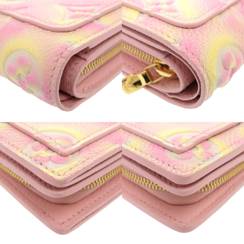 LOUIS VUITTON Bifold Wallet M81529 Monogram Ann Platt Light pink Monogram Unplant Portefeuille Claire