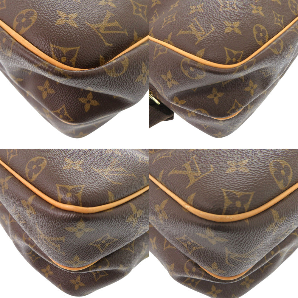 LOUIS VUITTON Shoulder Bag M45252 Monogram canvas Brown Monogram Reporter GM