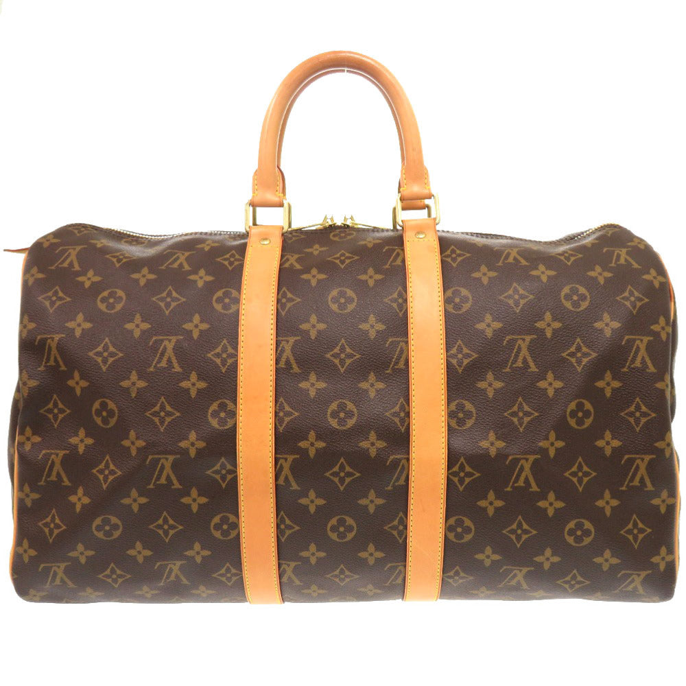 LOUIS VUITTON Boston Duffel bag M41428 Monogram canvas Brown Monogram Keepall 45 mens  d