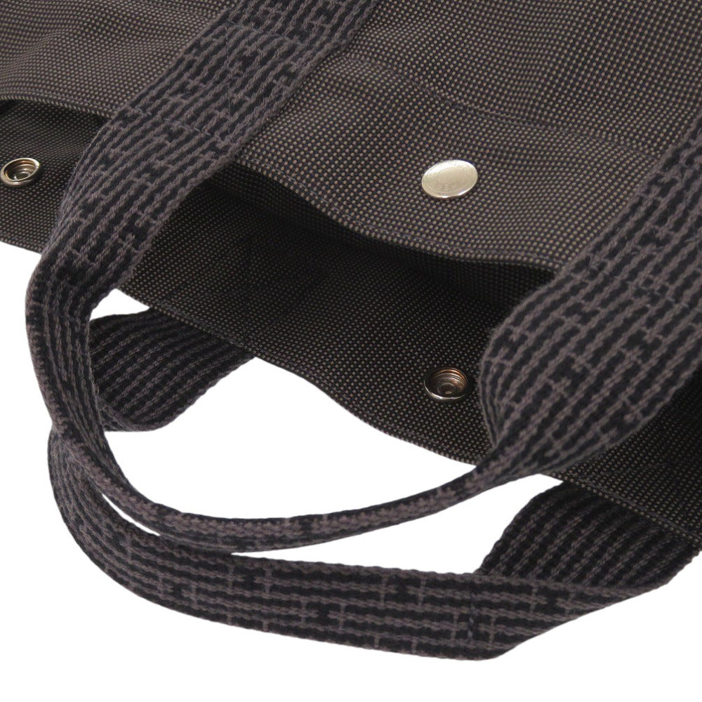HERMES Tote Bag canvas gray Her Line Tote MM mens  d
