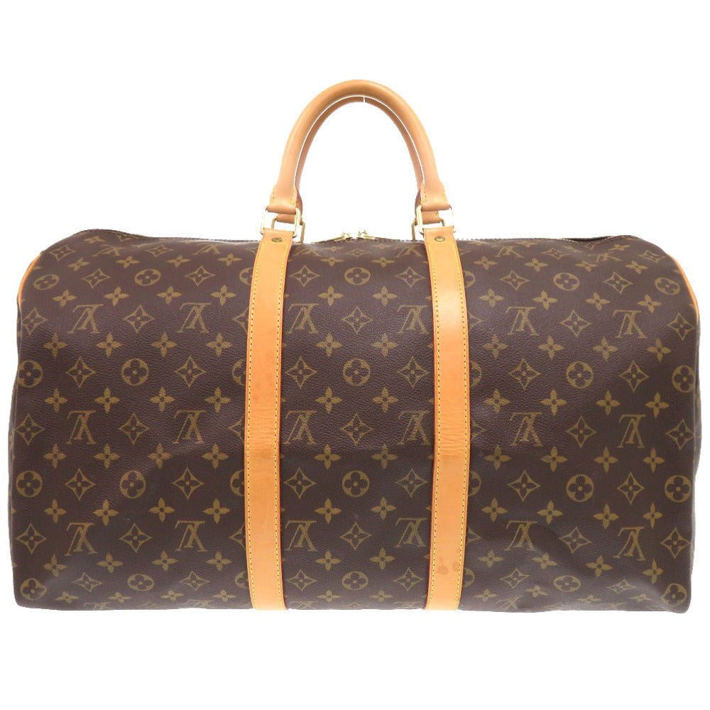 LOUIS VUITTON Boston Duffel bag M41416 Monogram canvas Brown Monogram Keepall bandouliere50 mens  d