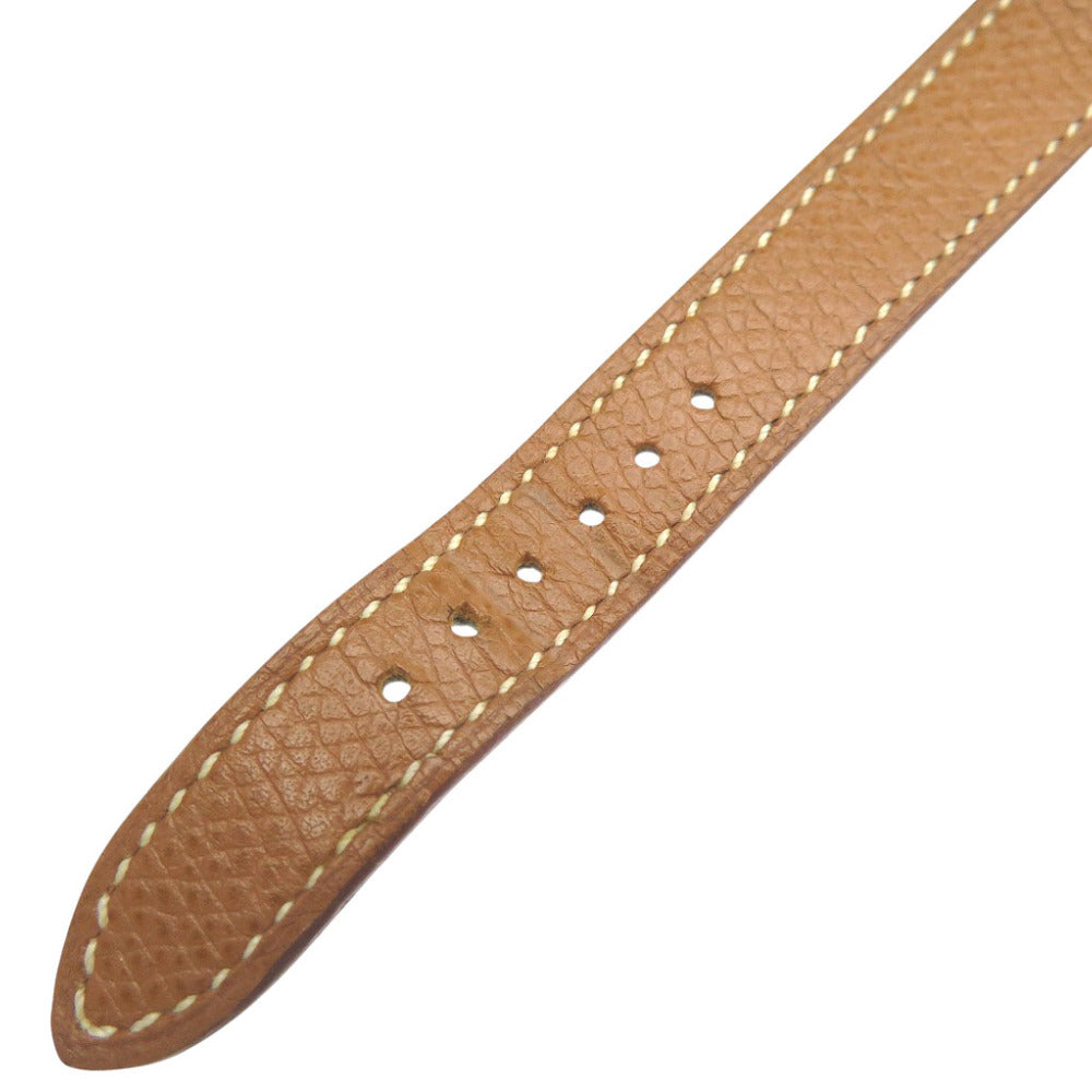 HERMES Watches Quartz Stainless Steel , Courchevel gold Quartz Kelly watch gold dial Women  d