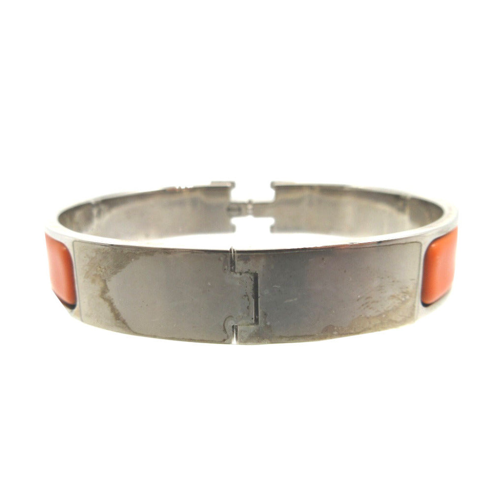HERMES bracelet metal Orange Bangle Click Crack H PM unisex(Unisex)  d