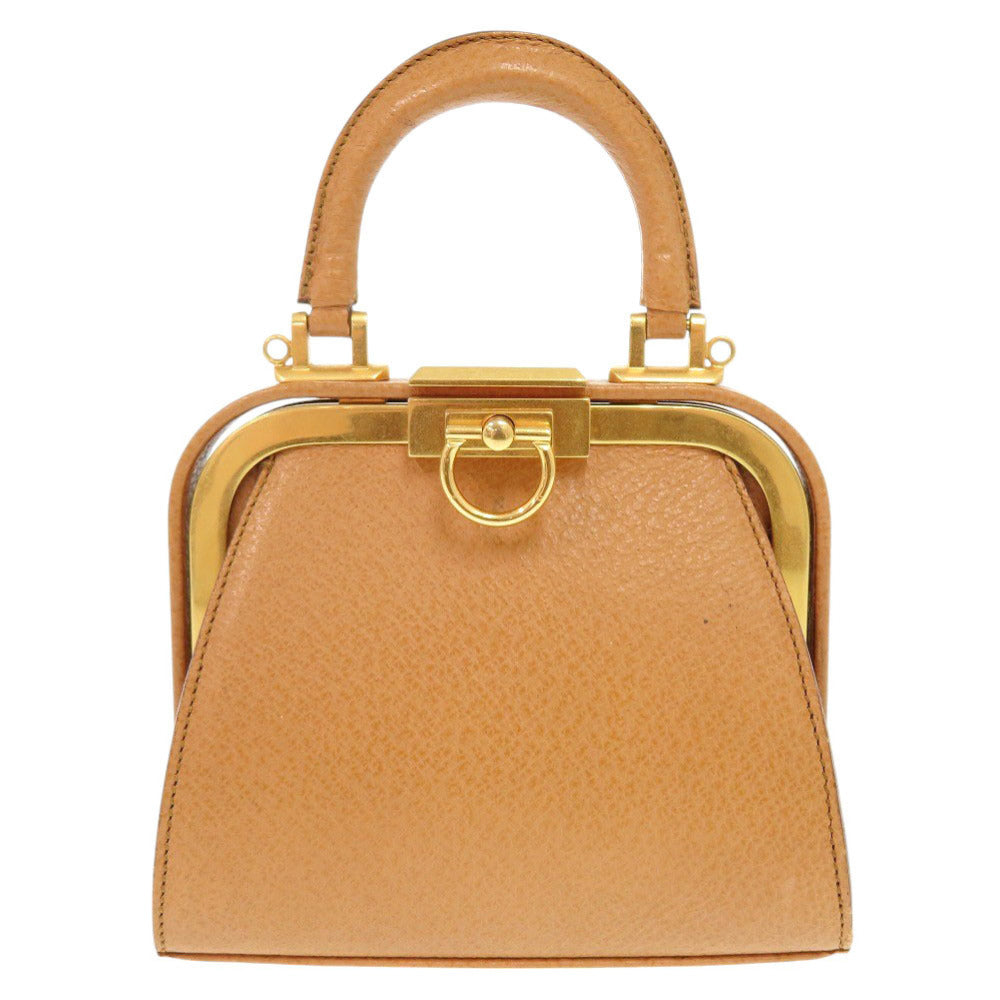 Christian Dior Handbag leather Brown   With logo Women