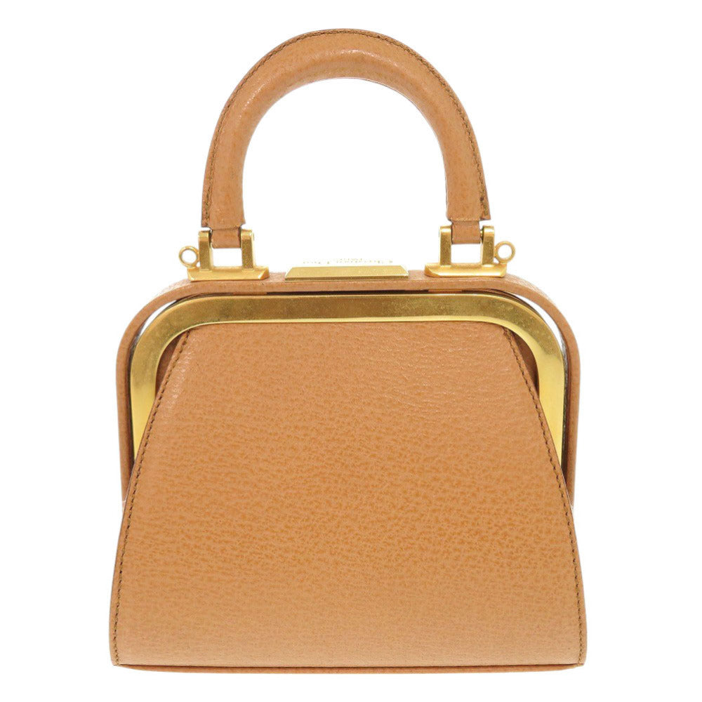 Christian Dior Handbag leather Brown   With logo Women