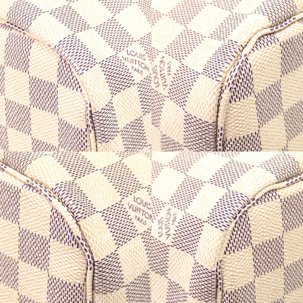 LOUIS VUITTON Tote Bag N51107 Damier Azur Canvas white Damier Azur Neverfull MM